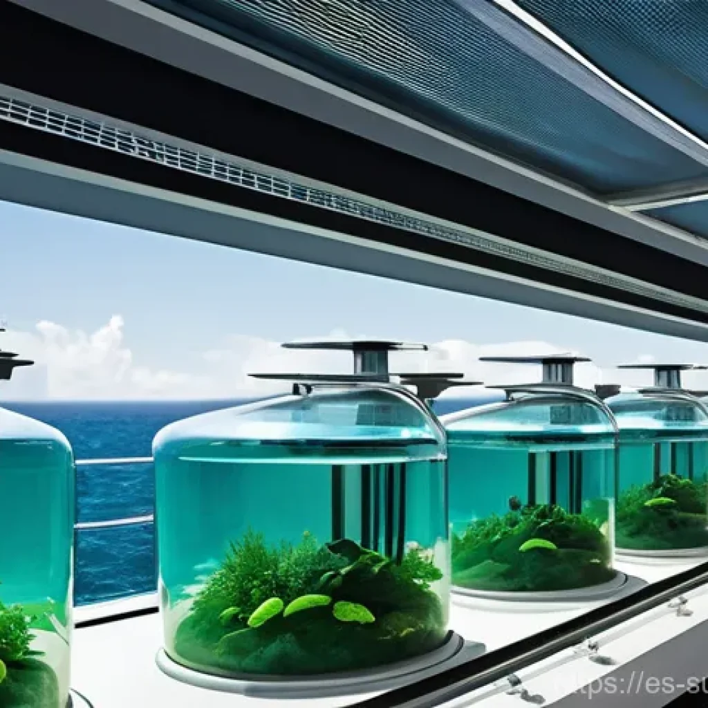 지속 가능한 해양 자원 활용의 사례 연구 - **Sustainable Ocean Farm of the Future**
A visually stunning, high-tech sustainable aquaculture ...