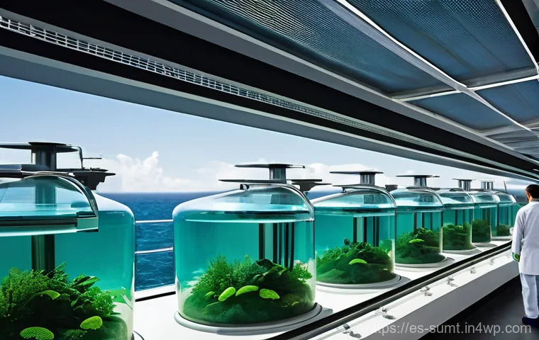 지속 가능한 해양 자원 활용의 사례 연구 - **Sustainable Ocean Farm of the Future**
A visually stunning, high-tech sustainable aquaculture ...
