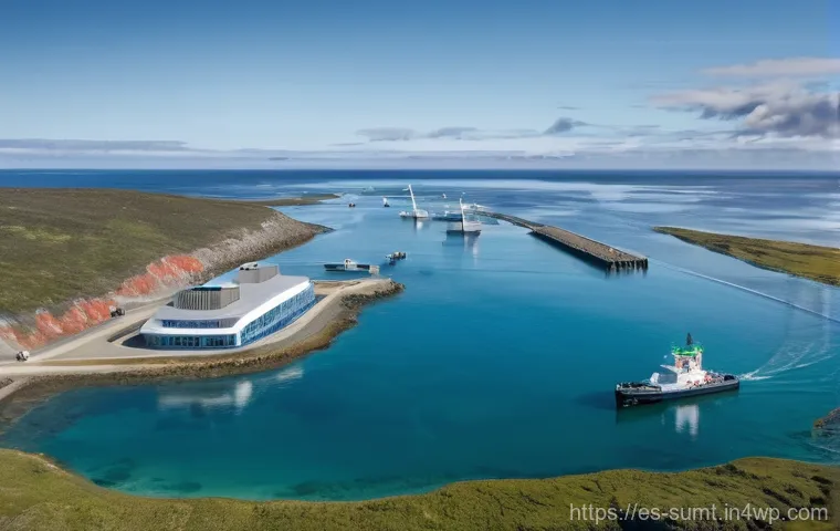 지속 가능한 해양 자원 활용의 사례 연구 - **Sustainable Ocean Farm of the Future**
    A visually stunning, high-tech sustainable aquaculture ...
