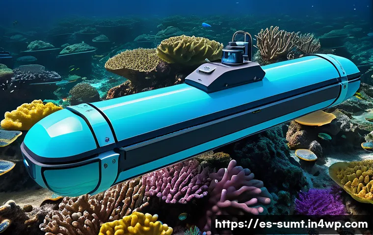 해양 자원 관리에 대한 민간의 역할 - **Image Prompt 1: Advanced Marine Robotics and Smart Ocean Monitoring**
A futuristic, high-resol...